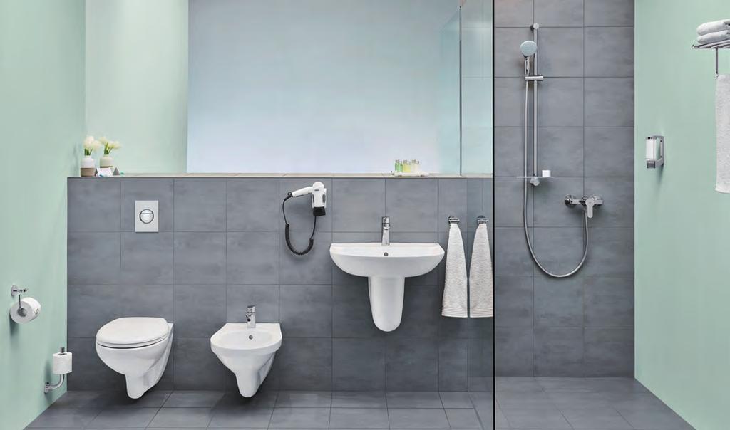 THREE UNIQUE CERAMIC DESIGN LINES Create pure unison in your bathroom: with Ceramics.