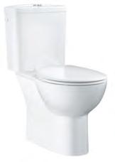 00 Bundle close coupled WC including: flushing cistern with side inlet WC seat and lid with soft