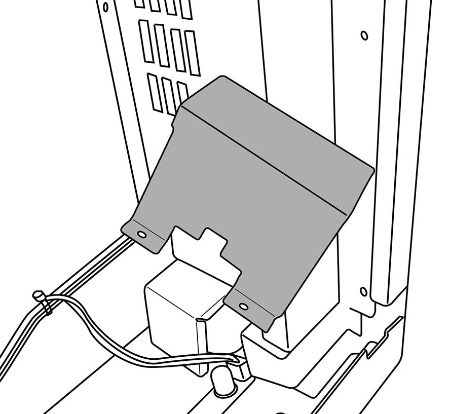 Servicing Instructions 13.3 First remove the motor housing. To do this: 13.4 Remove the 2 screws at the base of the appliance to the left of the power cable, see Diagram 24.