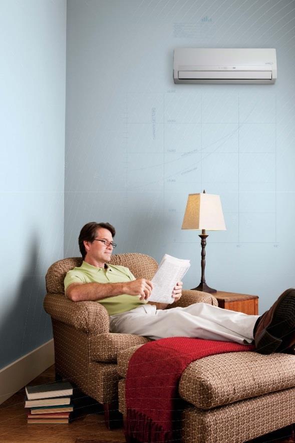 FLEXIBLE SOLUTIONS Lennox Ductless Air Conditioners and Heat Pump Systems Complete comfort, wherever you need it, with no duct work necessary.