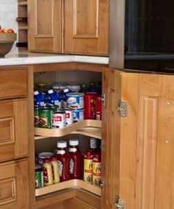 Utility Cabinet with Pantry Kit Option Find ingredients for dinner or a snack in a snap.