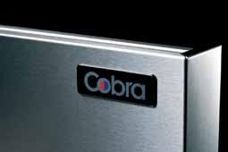 The Open Burner Cobra s 22MJ open burners are a simple two piece construction for easy cleaning.