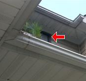 (2) Gutters are full of debris and or water in one or more areas and needs to be cleaned (debris in gutters can also conceal rust, deterioration or leaks that are not visible until cleaned, and I am