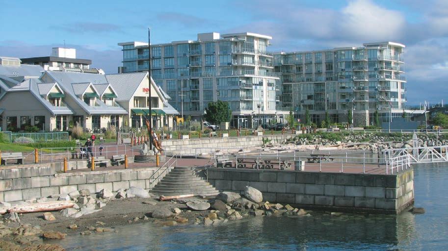 Beacon Park was expanded at the time of development of the Pier Hotel and is intended to be a major focal point for Sidney as it integrates the beauty of the waterfront with community activities.