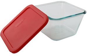 cover 6/cs 1069618 Pyrex 6cup round, red cover 4/cs 6017471