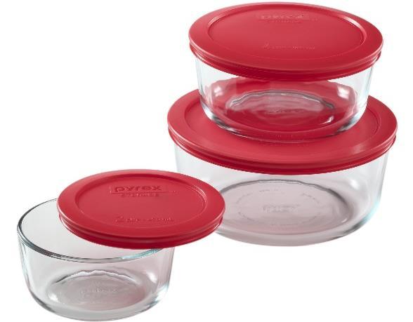 6pc, 2cup round, red cover 4/cs 1080340