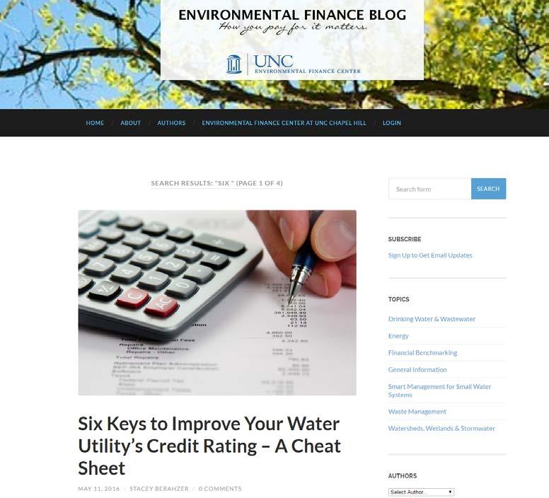 Environmental Finance Blog
