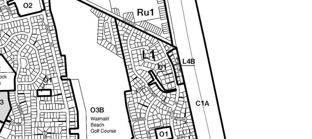 A short distance further to the south is a discrete area zoned Living 4B (see Figure 2 below).