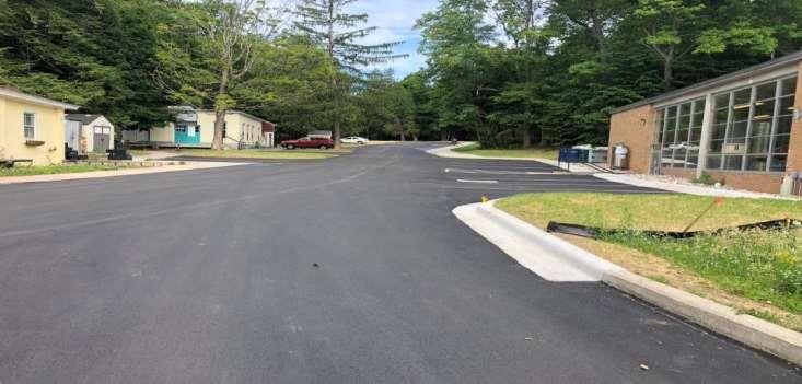 2018 Dry Wells Paved road