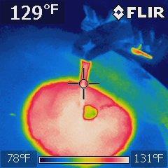 IV. PLUMBING SYSTEM C. Item 1(Picture) Thermal image of the hot water C.
