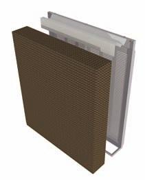 4, 5, 6 4 5 6 Standard side panel with desorption medium: aluminium fins protect the medium from the effects of