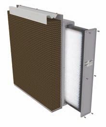 This guarantees optimum water quality. Optional extended side panels with desorption medium and insect guard.