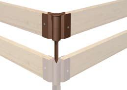 Stacking & Anchor Joints Patented Stacking Joints enable multiple height levels and increased strength; stacking into each