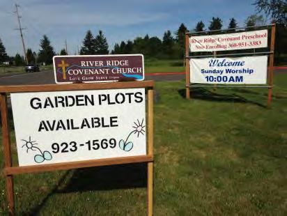 River Ridge Covenant Church Community Garden Address: 7945 Steilacoom Rd.