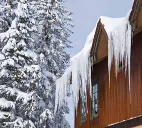 SNOW COUNTRY PRECAUTIONS Heavy snow and ice falling from roofs can damage natural gas meters, regulators, and associated natural gas piping.