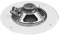 .. Paper 20-298 BEAUTIFUL WHITE ENAMEL CEILING GRILL 8-inch speaker mounts to baffle by four nuts supplied.