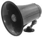 20 Series - Speakers & Paging Horns 20-211 8" PUBLIC ADDRESS & PAGING HORN Designed for all around use, either indoors or outdoors. Fully weatherproof.
