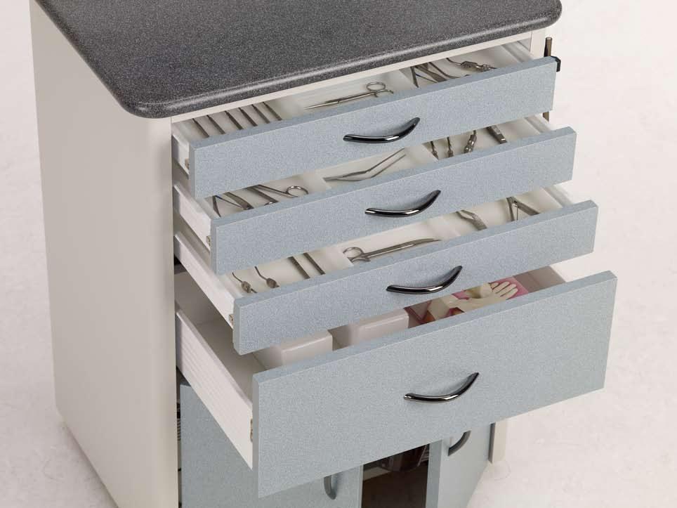 Graystone Drawer Accent Colors and Work