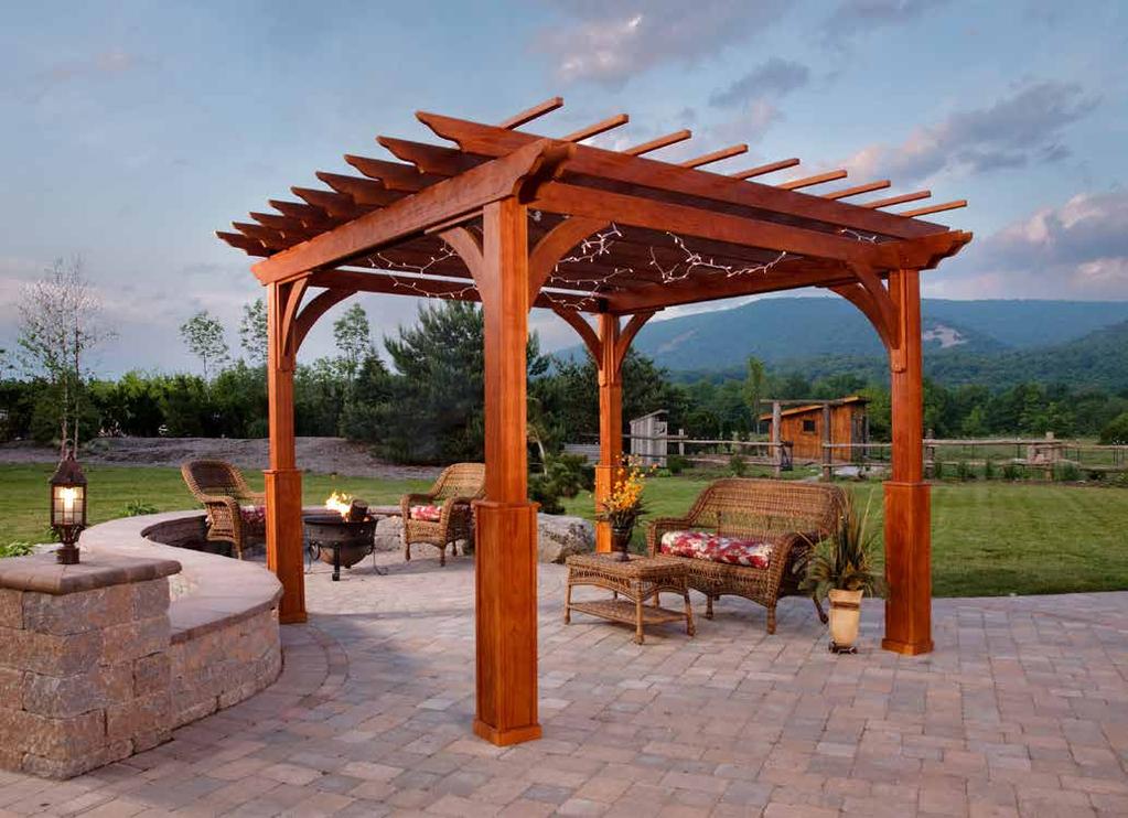Elegant BRING THEENHANCEMENT of a pergola to your home or landscape. Pergolas are growing in popularity.