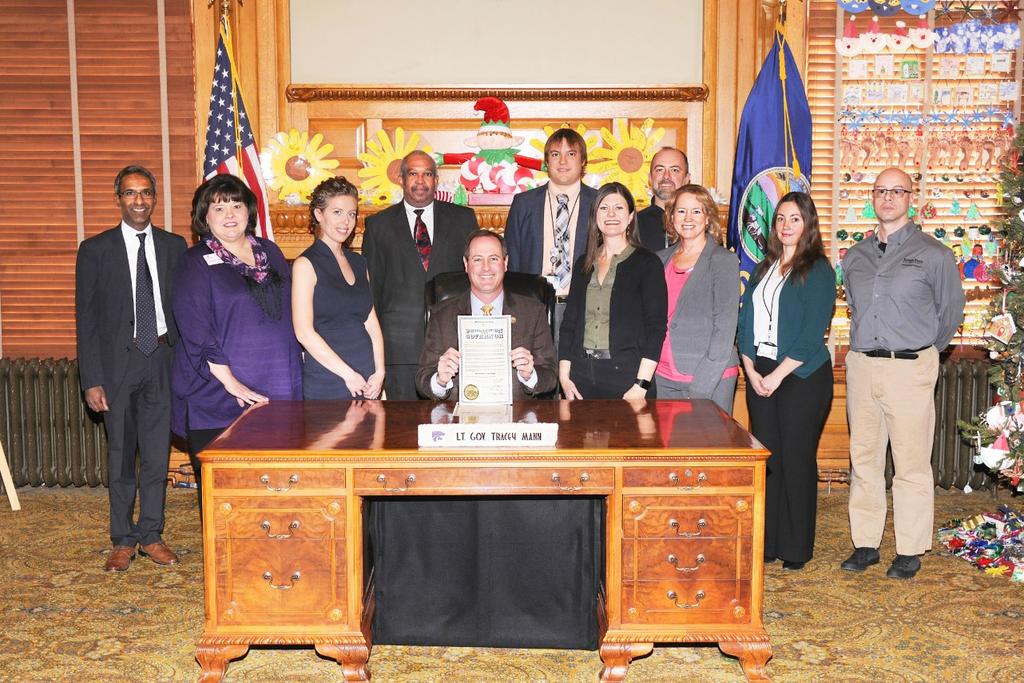 On December 18, 2018, Governor Jeff Colyer declared January 2019 Kansas Radon Action Month (KRAM).