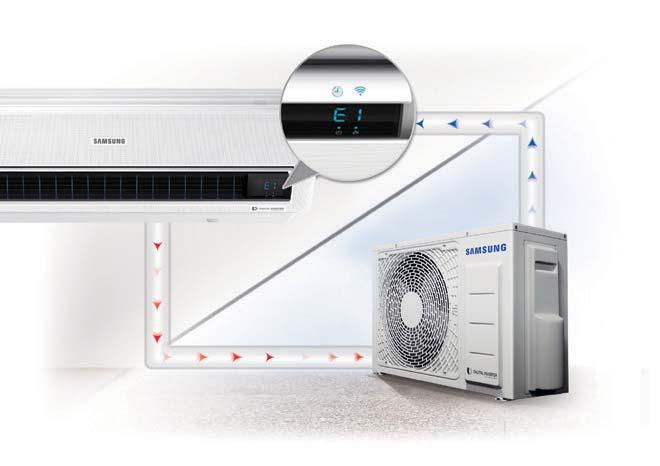 Installation ensured Smart Installation is a self-diagnosis feature that ensures your Samsung unit is installed perfectly by your service engineer.