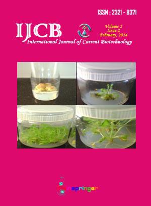 Prasad M. P., Invitro optimization of growth hormones in the micropropagation of Gerbera species, Int.J.Curr.Biotechnol., 2014, 2(2):15.