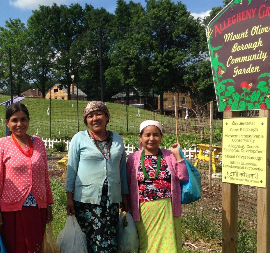 NGT has preserved more than 45 community gardens, ranging from single house lots to a 3.7-acre site, from vegetable and flower gardens to sitting parks.