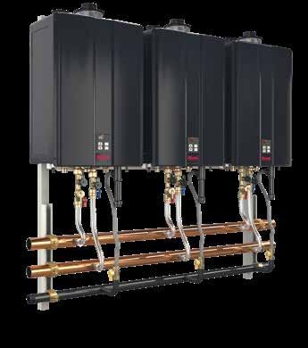 multifamily residences to schools and more TRS06CU TANKLESS RACK SYSTEM TM / FREE-STANDING