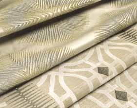 Sophisticated stripes and lush patterns in elegant, saturated colors are woven atop earthy ground colors, adding texture and depth. Only at Summit.
