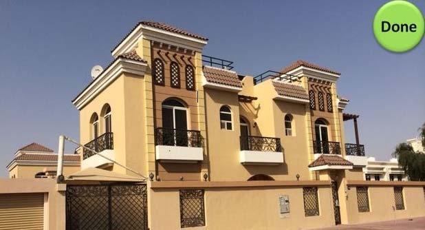Fig.1 Villa at Muhaisna We are pleased to introduce ourselves as a Building Contractors in Dubai/UAE.