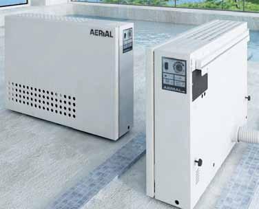 100 litre unit AD 810 Maximum mobile performance AP 50 AP 70 Swimming pools Optimised air dehumidifying in swimming pools and wellness areas Two axial fans Energy-saving rotary compressor Efficient