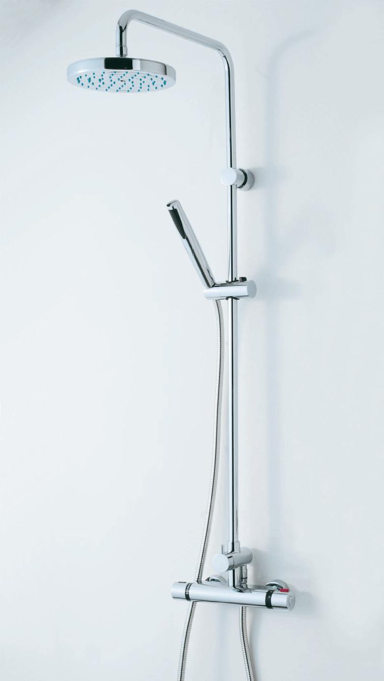 Florino thermostatic mixer shower Installation and operating instructions