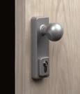 Choice of interchangeable knob, or lever (available separately) allowing the most appropriate method of operation to be selected for the building users. 45 64 8 6 4.LE & 6 4.