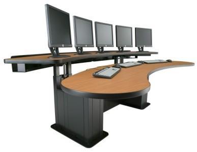 Command Center Workstation: The above is an example of one possible solution but does not preclude other similar arrangements.