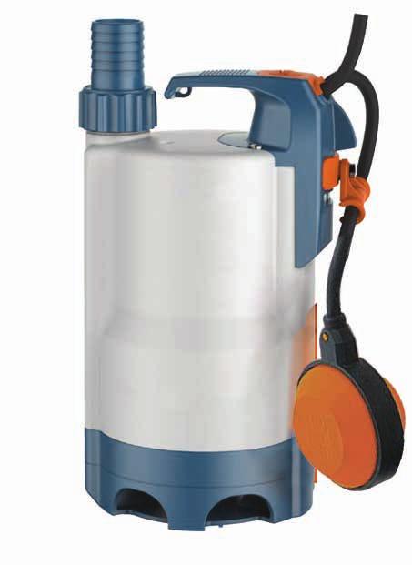 SPV-37 Zenox Automatic Submersible Vortex Pump Robust, high quality, dirty water pump Drainage of water containing suspended solids Emptying of sumps and tanks 7 metres max head 18 litres per minute