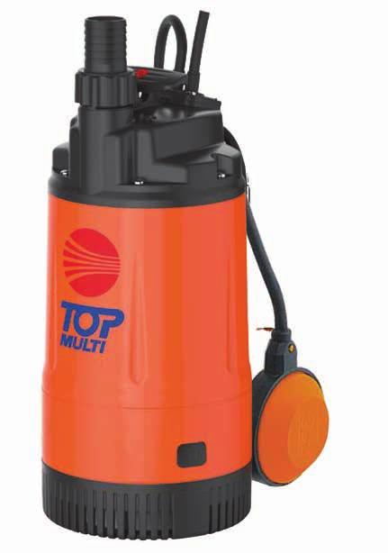 TOP MULTI Zenox Submersible Multi-impeller Pump Clean water pump for high head applications Domestic water supply Irrigation systems Feeding drippers from treatment