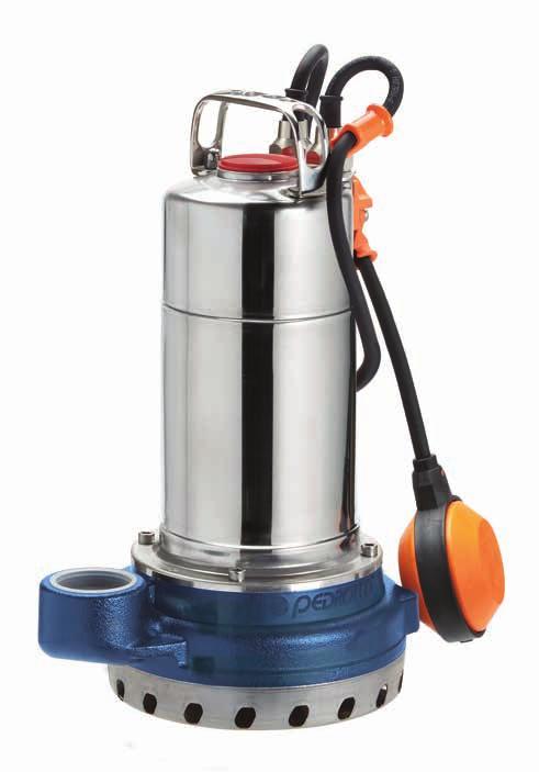 D Series Zenox Submersible Drainage Pumps Reliable, high quality drainage pump Suited to clear or slightly dirty water applications Draining flooded areas Disposal of non-sewage waste water Six