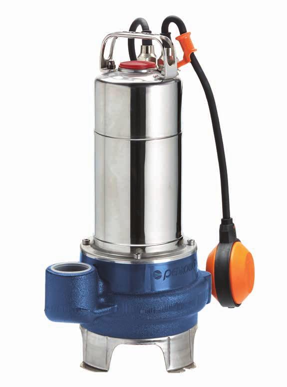 VX Series Zenox Submersible Vortex Pumps Reliable, high quality submersible vortex pump Drainage and wastewater containing suspended solids Suited to municipal, industrial and commercial applications