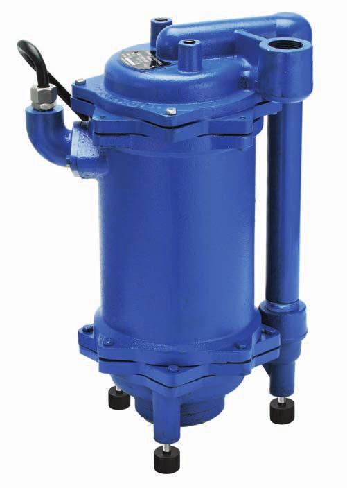HHG-15 Zenox High Head Sewage Grinder Pumps Twin-stage, extra high head grinder pump Ideal for high static heads and pressure sewer systems Unmatched performance, double output pressure