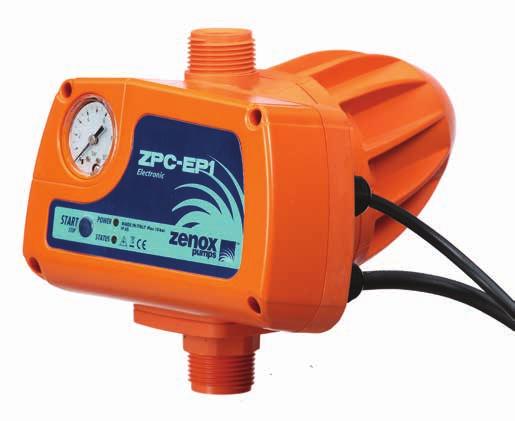 2 bar pump start up pressure ZPC-EP2: Automatic restart function Automatically starts pump on demand Replaceable
