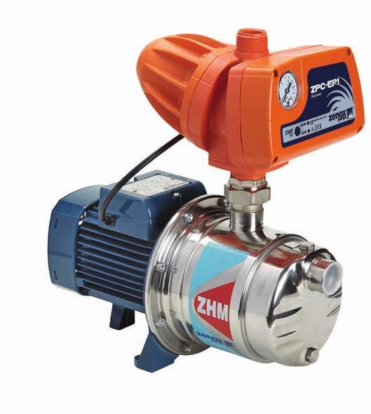 ZHM-6 Zenox Horizontal Multistage Pressure Pump High pressure, medium flow applications Suits medium to larger houses Rated for continuous service Very quiet and efficient 6 tap capacity Thermal