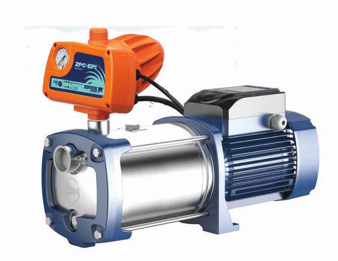 ZHM-11 Zenox Horizontal Multistage Pressure System Pump High pressure, large flow applications Pressurisation and distribution of water Irrigation and rainwater recovery systems