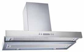 60CM AUTOMATIC SLIDE OUT RANGEHOOD BR603AX / 5102305 > Automatic Slide Out > Electronic Soft Touch Controls > 3 Speed Fan With Delay Stop Timer > Aluminium Filters > Carbon Filter / 5103075