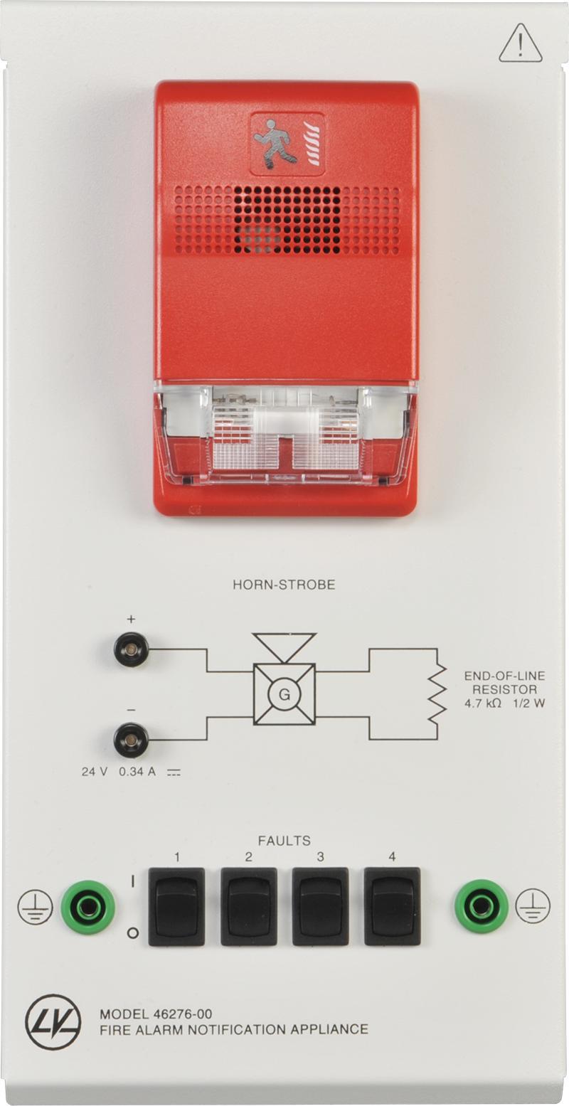 Fire Alarm Notification Appliance 588287 (46276-00) The Fire Alarm Notification Appliance module consists of a horn-strobe station and an end-ofline resistor.