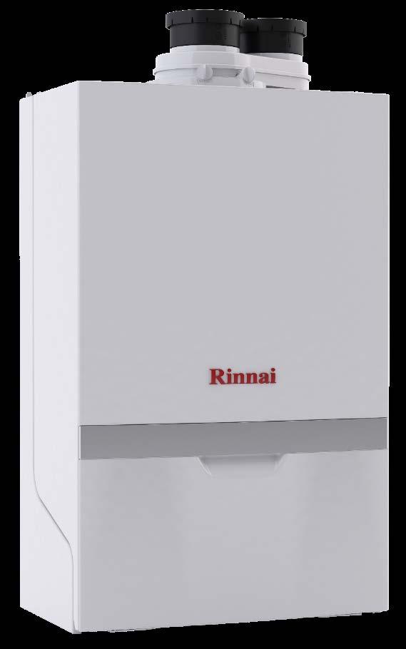 Rinnai NEW M-Series Boiler New Boiler A new complete redesign to maximizing performance, efficiency and serviceability resulting in a complete boiler package.