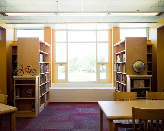 All wood used in College Park Elementary is sustainably forested and
