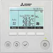 Monitors outside air temperature and humidity for display on MHK1 Remote Controller and MCCH1 Portable Central Controller.