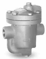 PT Inverted Bucket Steam Traps (Cast Iron) DESCRIPTION: Inverted bucket steam trap with all stainless steel internals. Best suited for equipment drains with medium to heavy condensate loads.