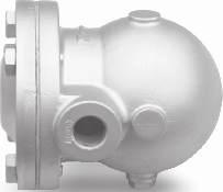 PT6SS Float and Thermostatic Steam Traps ½", ¾" DN5, DN0 DESCRIPTION: All stainless steel ball float and thermostatic (integral air vent) steam traps are designed for draining condensate from all