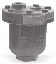PAE0 Float type Air Eliminator DN5, DN0, DN5 DESCRIPTION: PAE0 ball float air eliminator is designed to automatically discharge air/gas present in the liquid system.